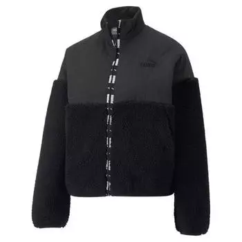 Переходная куртка PUMA Sherpa Jacket, черный