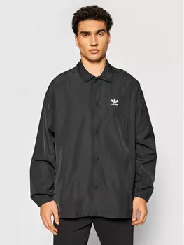 Переходная куртка свободного кроя Adidas, черный