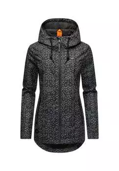 Переходная куртка Zuzka икат Ragwear, черный