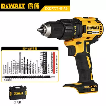Дрель-отвертка Dewalt DCD7771NT-A9, 13 мм
