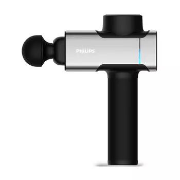 Перкуссионный массажер Philips PPM5202G, черный/серебристый