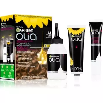 Перманентная краска для волос Garnier Olia Big Kit оттенок 6.3 Gold Light Brown