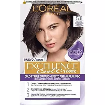 Перманентная краска для волос L'Oreal Paris 5.11 Интенсивный Светло-Пепельно-коричневый 260G