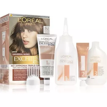 Перманентная краска для волос L'Oreal Paris Excellence Universal Nudes оттенок 6U 1 шт L’Oreal Paris
