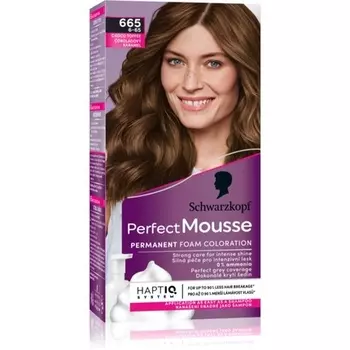Перманентная краска для волос Schwarzkopf Perfect Mousse — 665 Choco Toffee