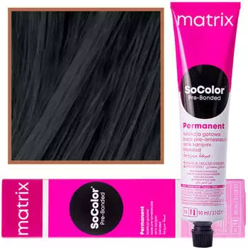 Перманентная краска Matrix So Color PreBond 90мл 2N