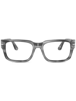 Persol очки с полосками, серый