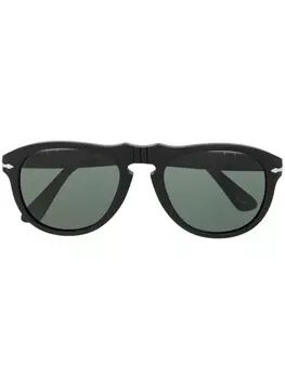 Persol солнцезащитные очки-авиаторы, черный