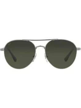 Persol солнцезащитные очки-авиаторы, серый
