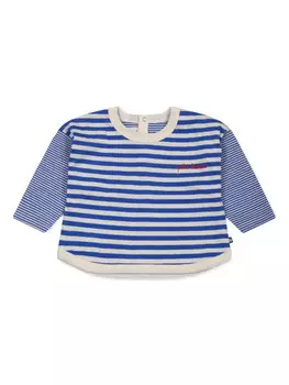 Petit Bateau футболка в полоску, синий