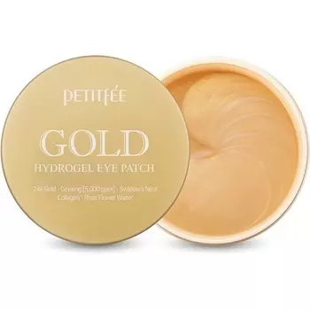 PETITFEE Gold Гидрогелевые патчи для глаз