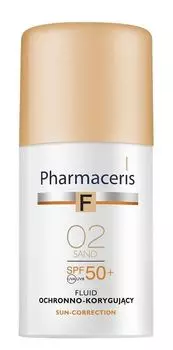 Pharmaceris F корректирующая основа с фильтром, 02 sand