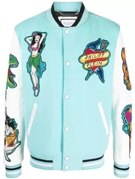 Philipp Plein бомбер Hawaii, синий