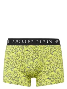 Philipp Plein боксеры с принтом, желтый