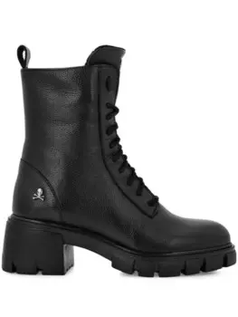 Philipp Plein кожаные ботинки, черный