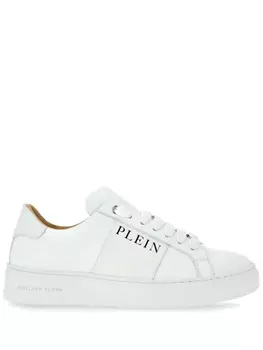 Philipp Plein кожаные кроссовки, белый