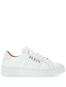 Philipp Plein кожаные кроссовки, белый