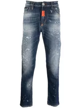 Philipp Plein прямые джинсы, синий