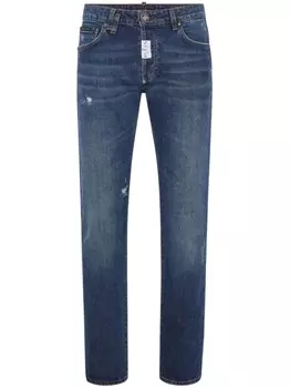 Philipp Plein прямые джинсы Supreme, синий