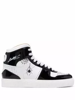 Philipp Plein высокие кеды, белый