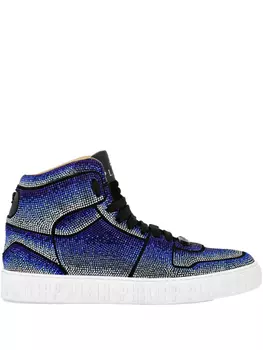 Philipp Plein высокие кеды, синий