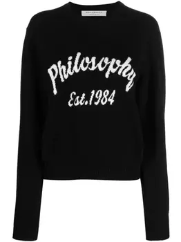 Philosophy Di Lorenzo Serafini джемпер с логотипом, черный