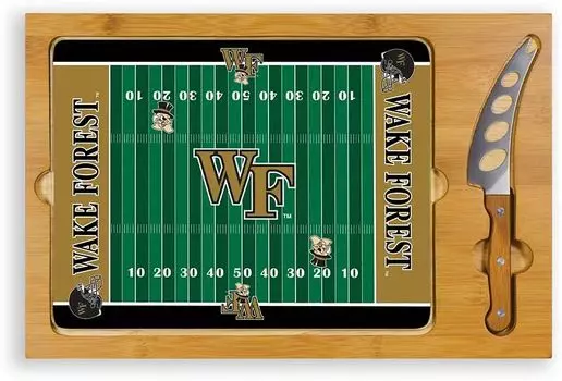 Picnic Time Wake Forest Demon Decons Набор разделочных досок со стеклянной столешницей