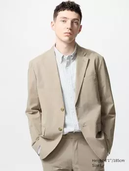 Пиджак Airsense Uniqlo, бежевый