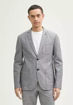 Пиджак-блейзер TOM TAILOR, серый