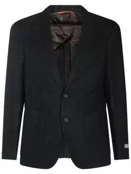 Пиджак Canali с вырезом, черный