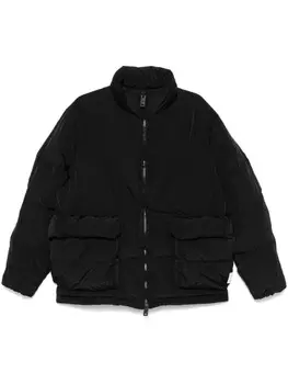 Пиджак Emporio Armani с воротником-стойкой, черный