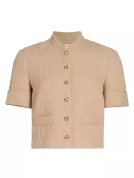 Пиджак Grace в рубчик Derek Lam 10 Crosby, цвет limestone