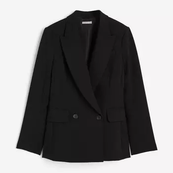 Пиджак H&M Double-breasted, черный