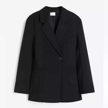 Пиджак H&M Double-breasted, черный