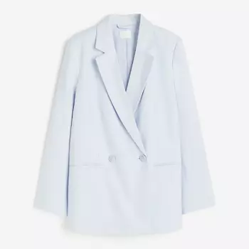 Пиджак H&M Double-breasted, голубой