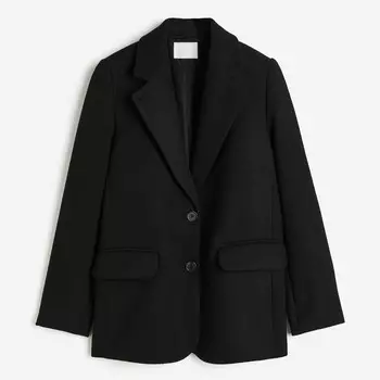 Пиджак H&M Single-breasted, черный