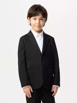 Пиджак из джерси Uniqlo, черный