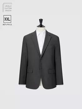 Пиджак kando Uniqlo, темно-серый
