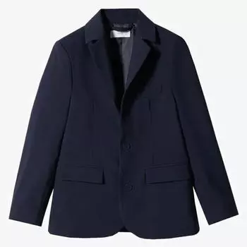 Пиджак Mango Kids RUSS, темно-синий