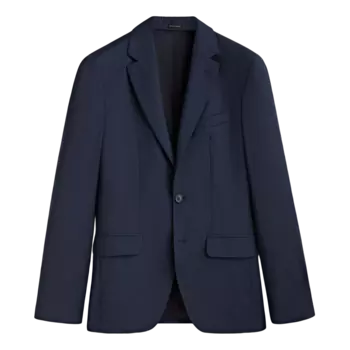 Пиджак Massimo Dutti 100% Wool, темно-синий