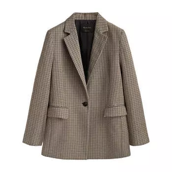 Пиджак Massimo Dutti, зеленый