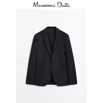 Пиджак мужской Massimo Dutti, темно-синий