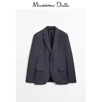 Пиджак мужской Massimo Dutti, темно-синий
