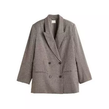 Пиджак оверсайз H&amp;M Oversized, серый