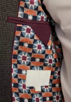 Пиджак SLIM FIT TRIMMED Next, серый