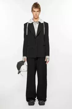 Пиджак строгого кроя Acne Studios, Black