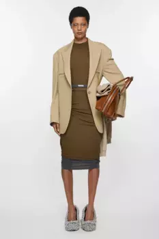 Пиджак свободного кроя Acne Studios, цвет Camel Beige