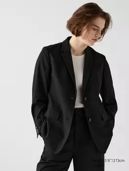 Пиджак Uniqlo, черный