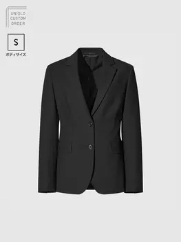 Пиджак Uniqlo, черный