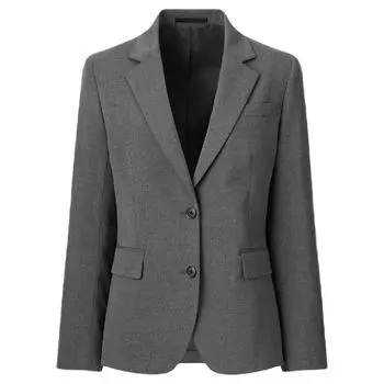 Пиджак Uniqlo Stretch Tailored, серый